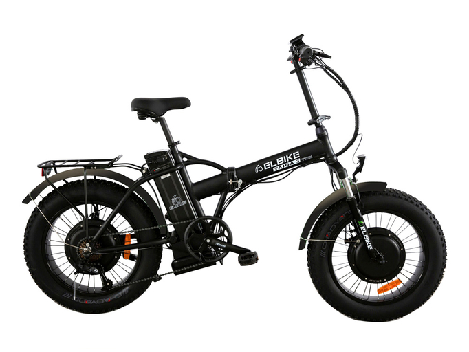 Электрофэтбайк Elbike Taiga 3 Twix (Черный)