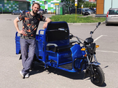 Электротрицикл Rutrike Вояж К1 1200 60V800W - Фото 14